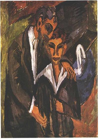 Ernst Ludwig Kirchner Graef and friend